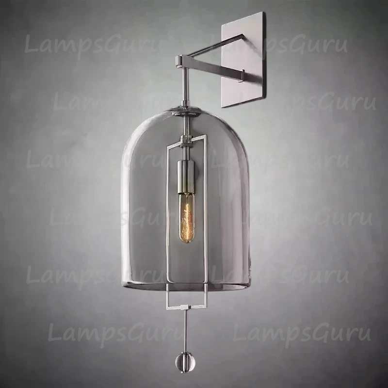 Fulcrumy Glass Shade Grand Sconce
