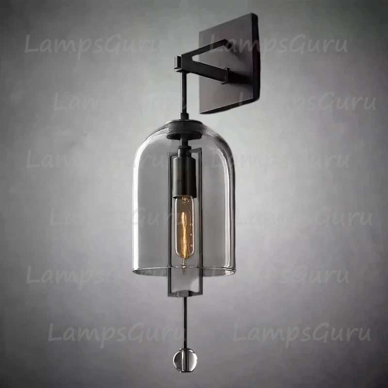 Fulcrumy Glass Shade Sconce