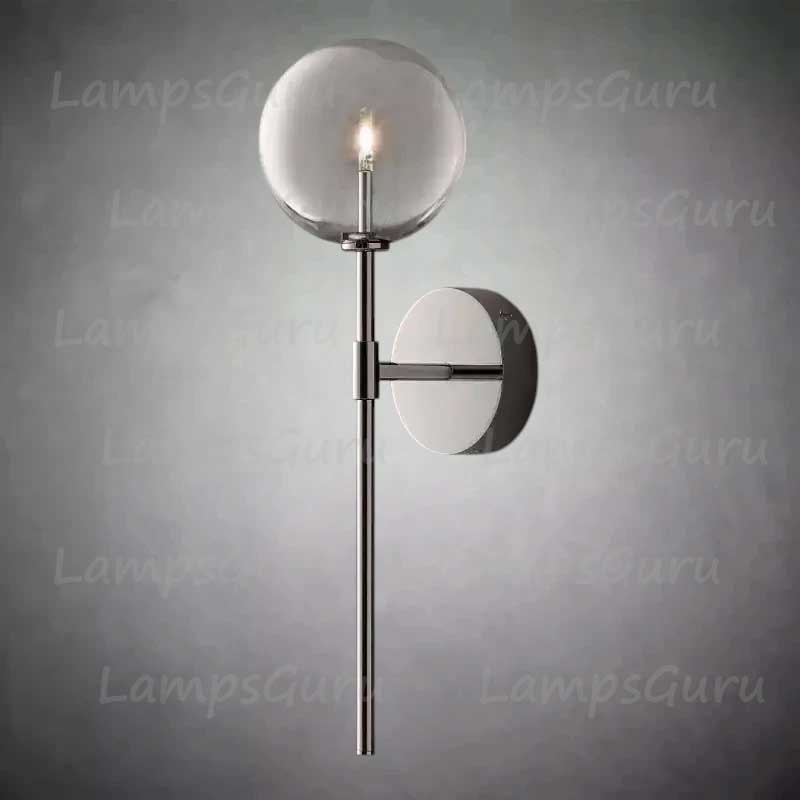 Glass Globe Sconce
