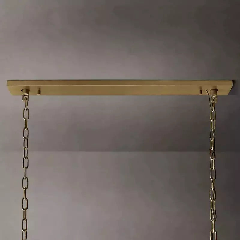 Harlowa Crystal Rectangular Chandelier 62"