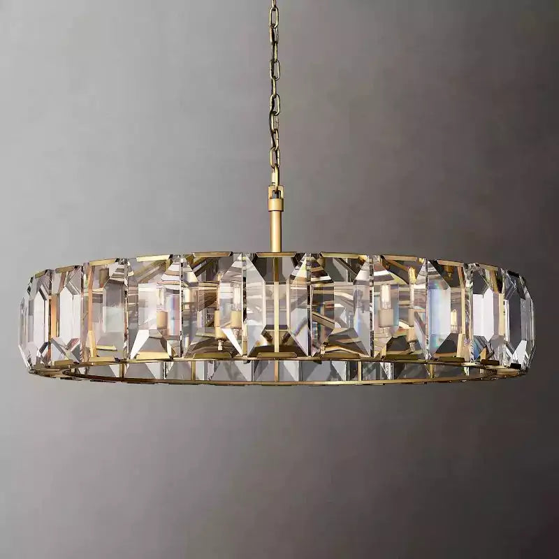 Harlowa Crystal Round Chandelier 60"