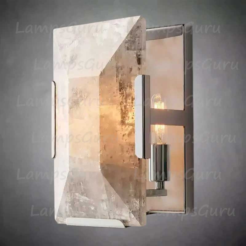 Harlowa Calcite Short Wall Sconce
