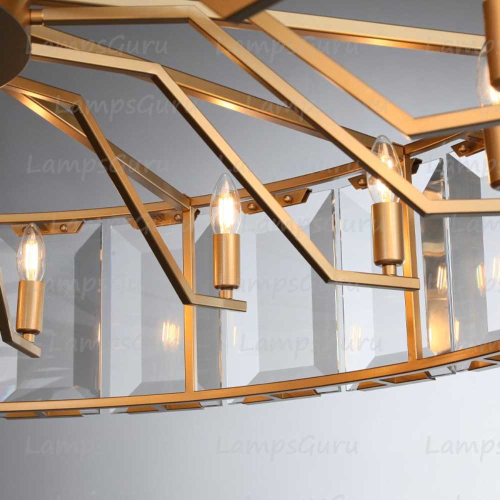 Harlowa Crystal Round Chandelier 60"
