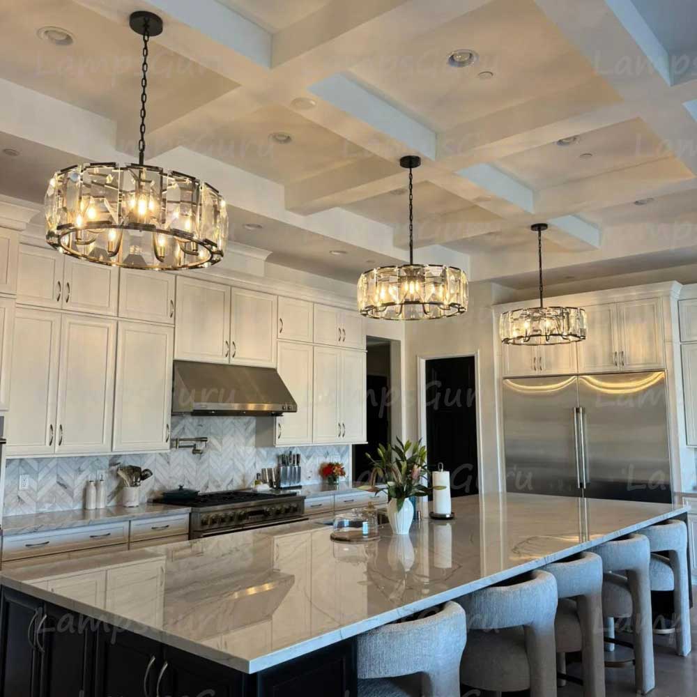 Harlowa Crystal Round Chandelier 31"