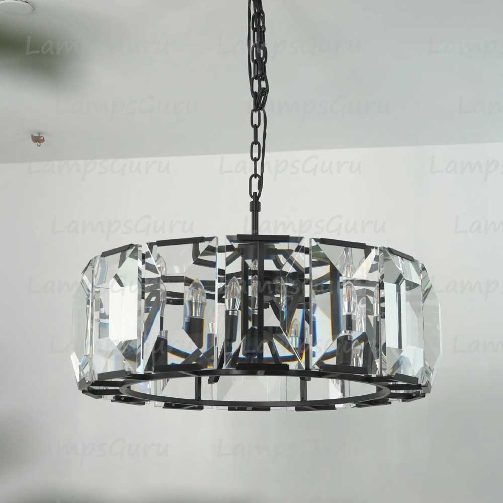 Harlowa Crystal Round Chandelier 31"
