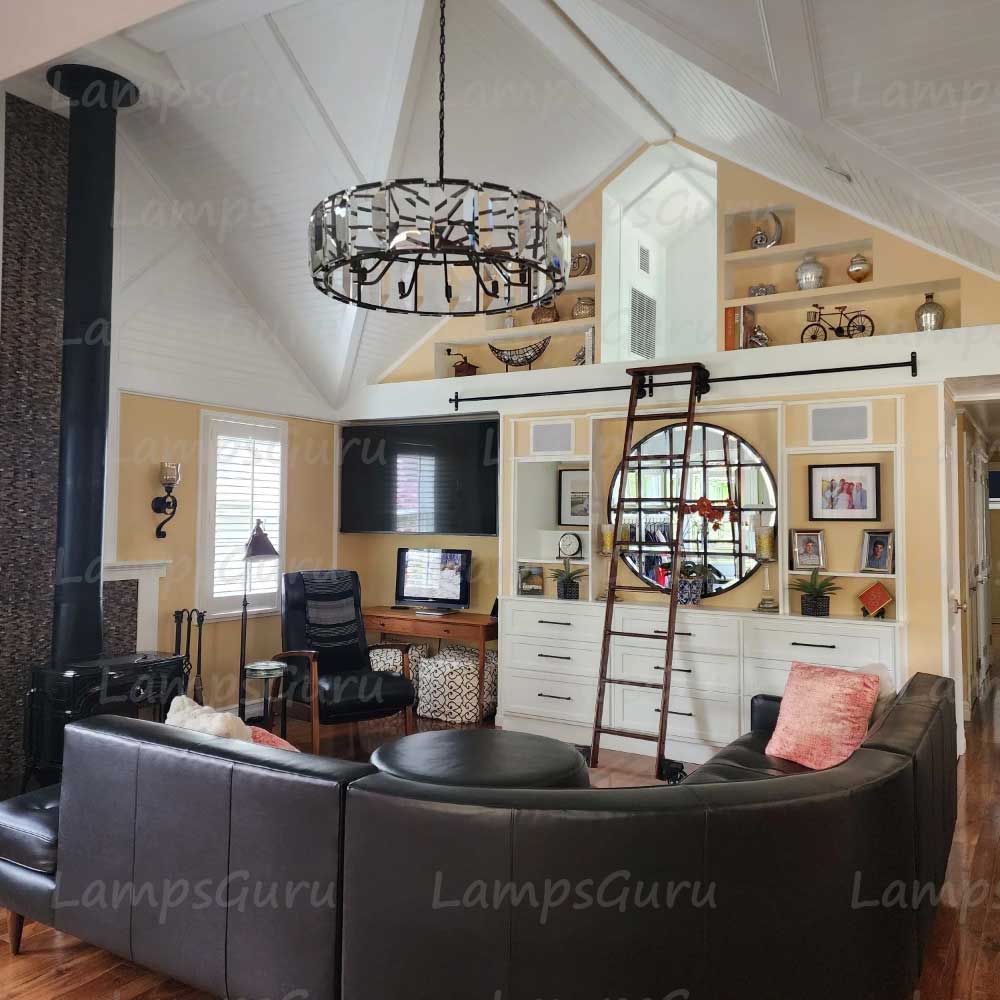 Harlowa Crystal Round Chandelier 43"
