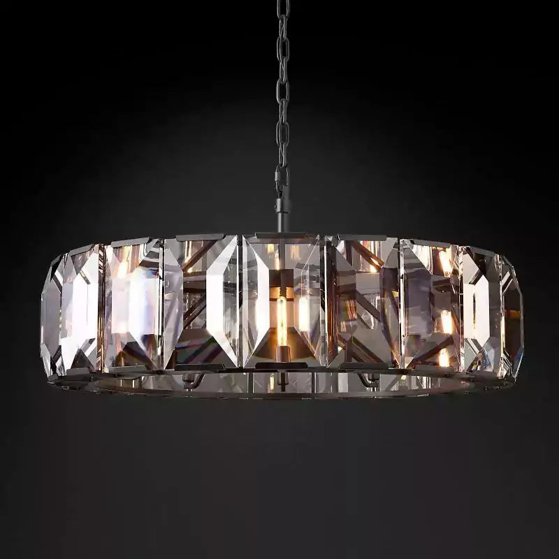 Harlowa Crystal Round Chandelier 43"