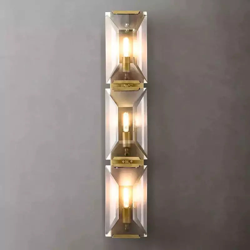 Harlowa Crystal Triple Wall Sconce