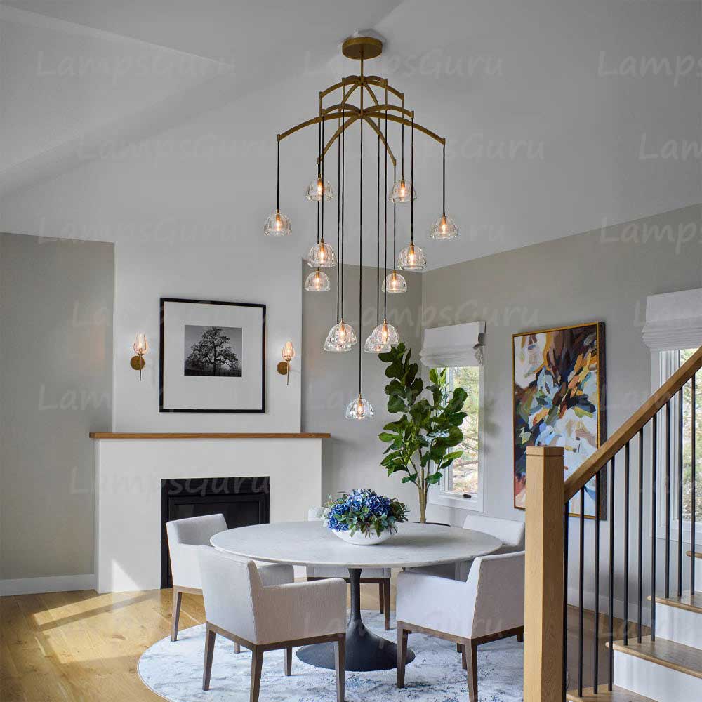 LG Hemis Round Chandelier 48"