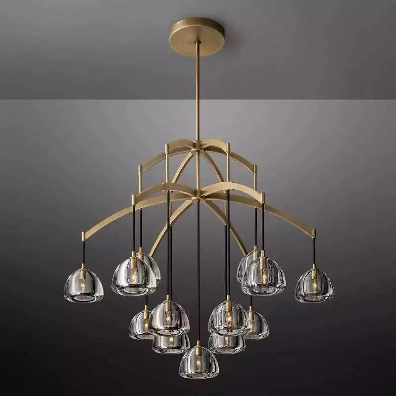 Hemispherey Round Chandelier 48"