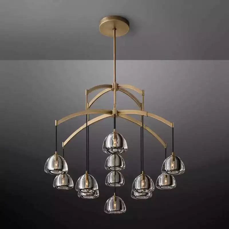 Hemispherey Round Chandelier 48"
