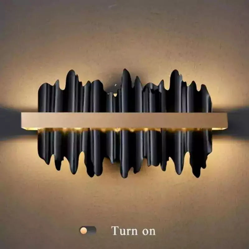 Hill Modern Sculpture Wall Sconce