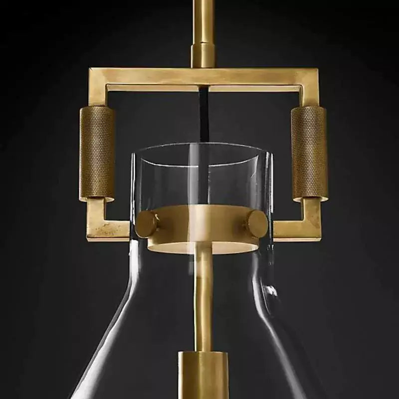 Machinista Glass Funnel Pendant Light