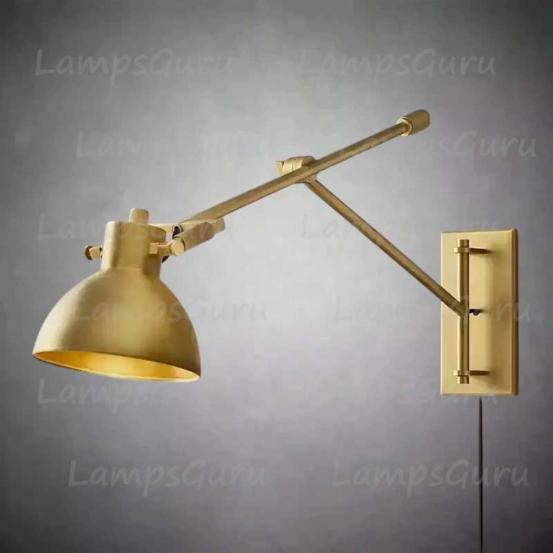 Machinista Swing-Arm Task Wall Sconce