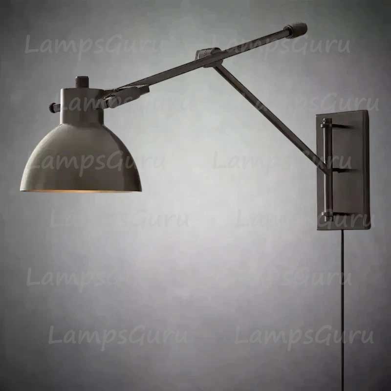 Machinista Swing-Arm Task Wall Sconce