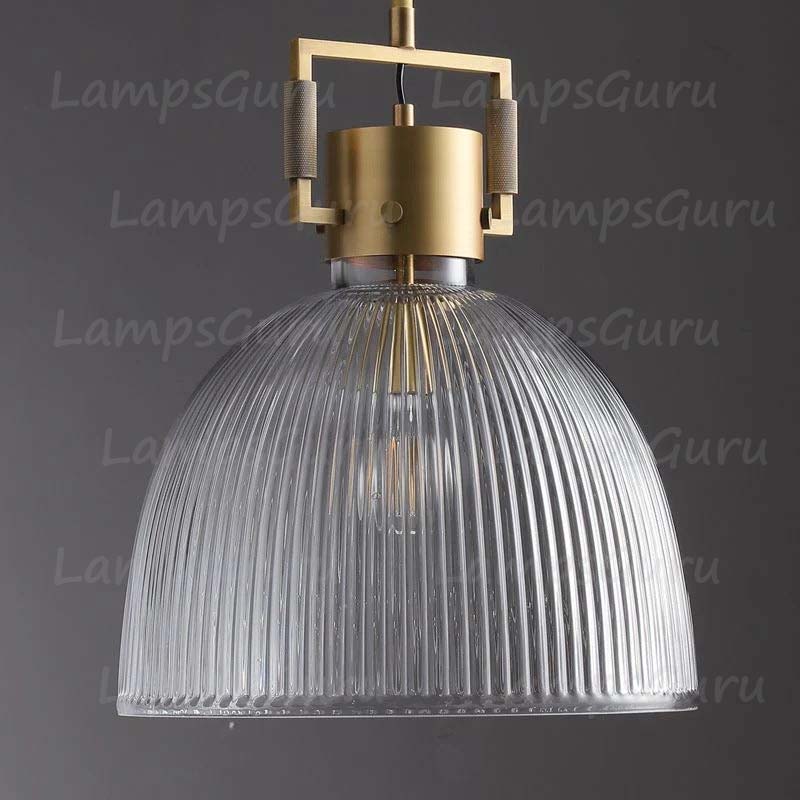 Machinista Prismatic Cloche Pendant Light
