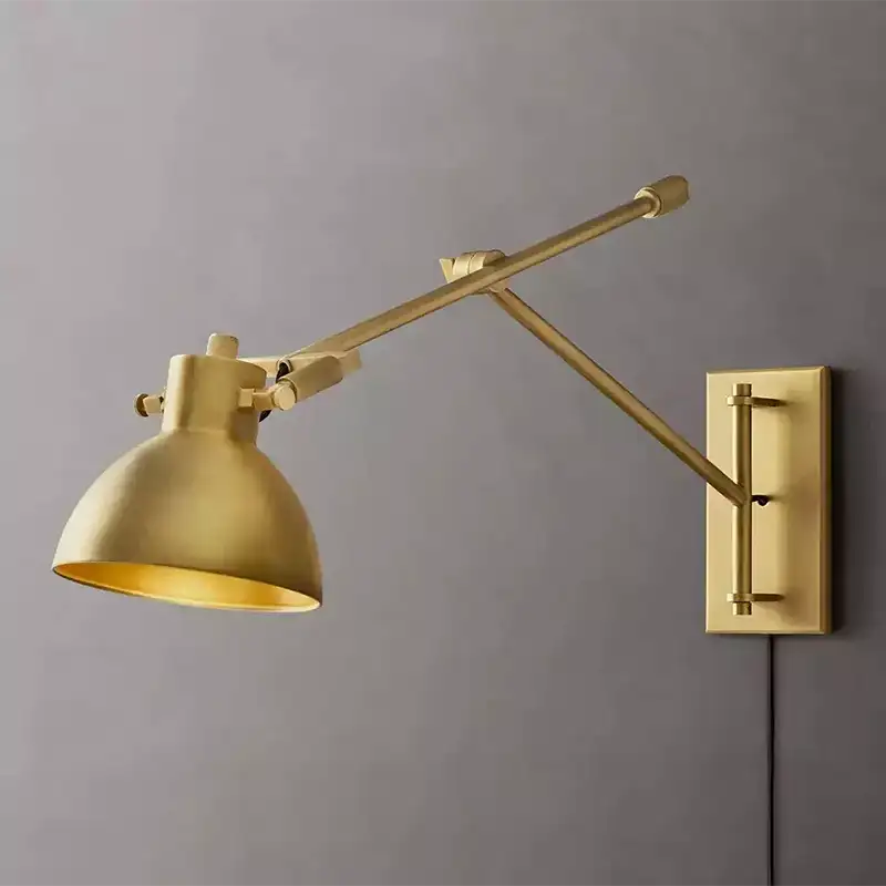 Machinista Swing-Arm Task Wall Sconce