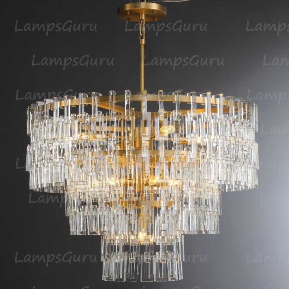 Marignany Tiered Round Chandelier 36"