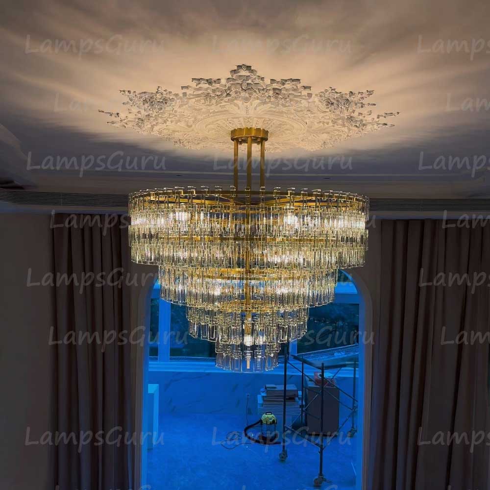 Marignany Tiered Round Chandelier 48"