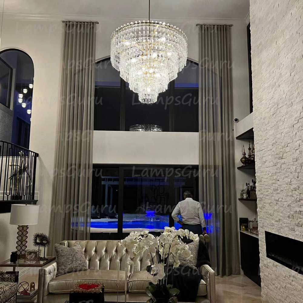 Marignany Tiered Round Chandelier 48"