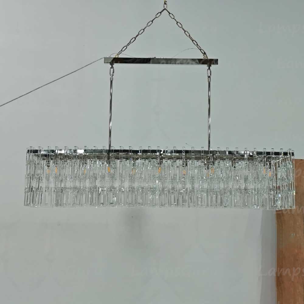 LG Marian Tiered Rectangular Chandelier 60"