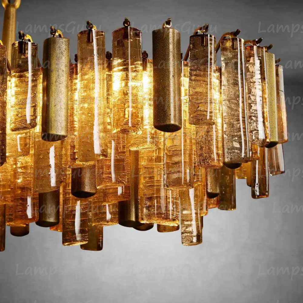 Neva Murano Glass Linear Chandelier