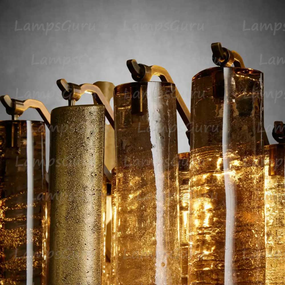 Neva Murano Glass Linear Chandelier