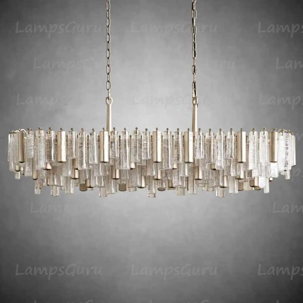 Neva Murano Glass Linear Chandelier