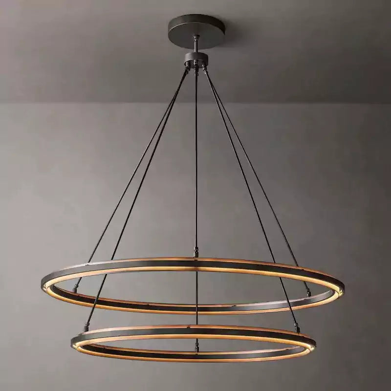 Peraltas Two-Tier Round Chandelier 60"