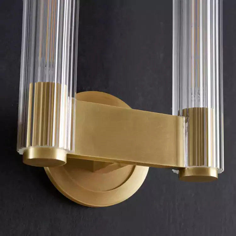 Pastis Double Brass Sconce