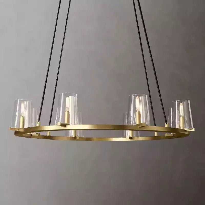 Pauillace Round Chandelier 36"
