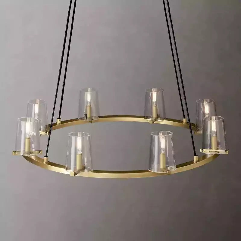 Pauillace Round Chandelier 36"