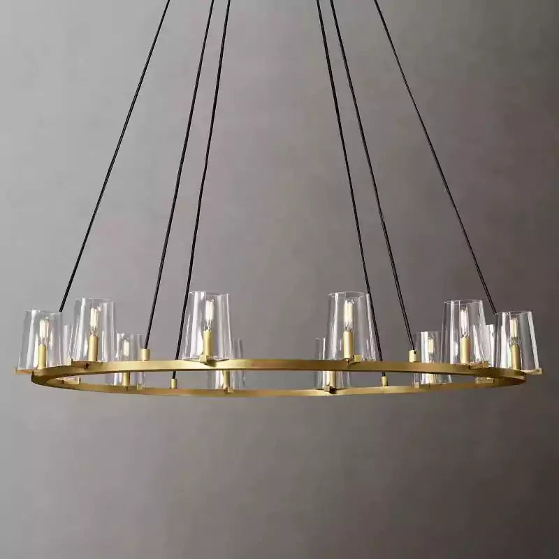 Pauillace Round Chandelier 48"