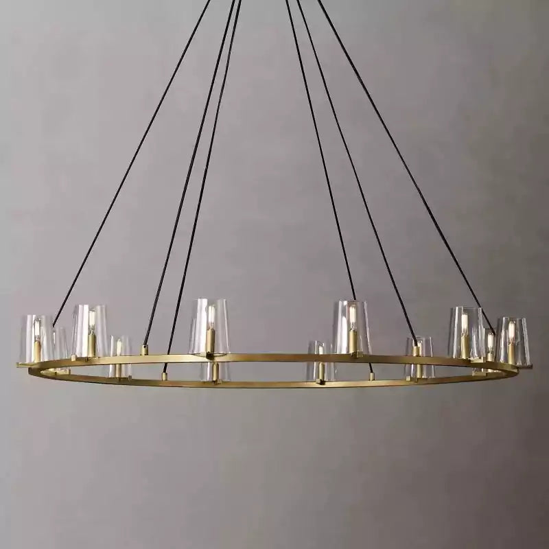 Pauillace Round Chandelier 60"