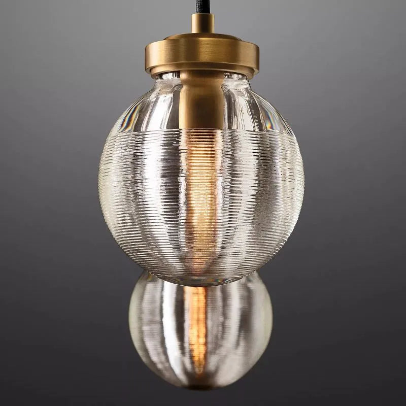 Pearls Spherical Rectangular Chandelier 54"