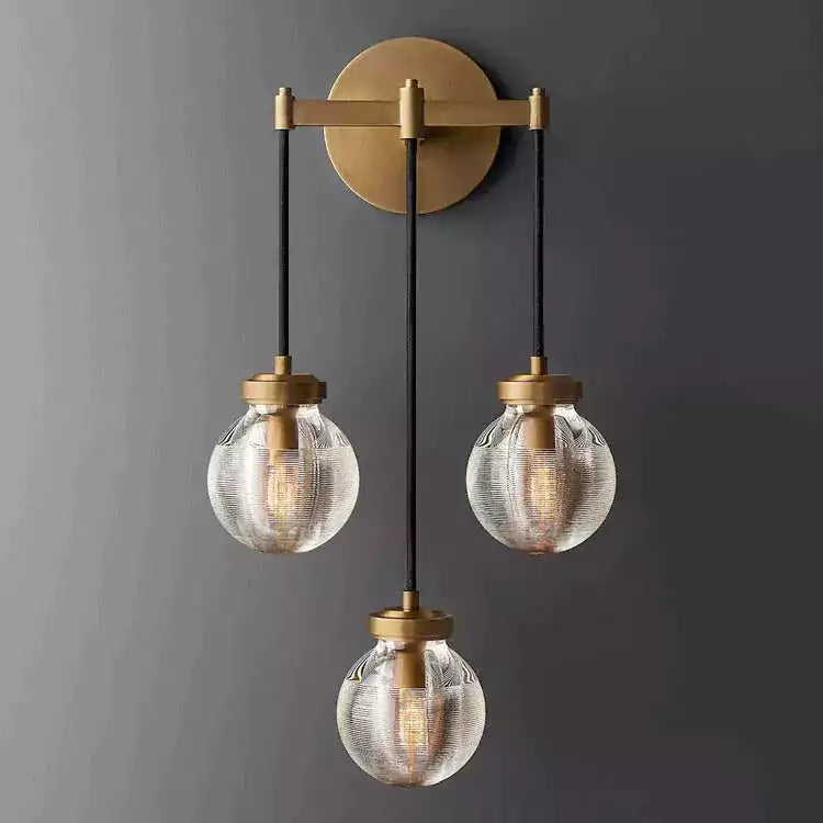Pearls Drops Triple Wall Sconce