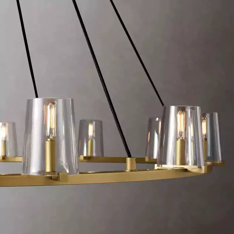 Pauillace Round Chandelier 60"