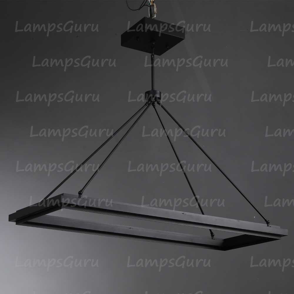 LG Peral Rectangular Chandelier 48"
