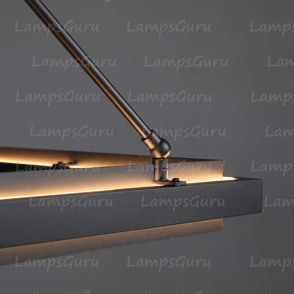 LG Peral Rectangular Chandelier 48"