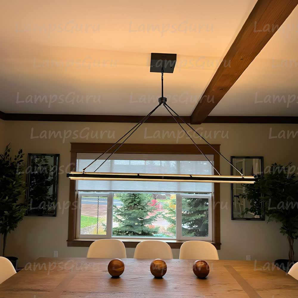 LG Peral Rectangular Chandelier 62"
