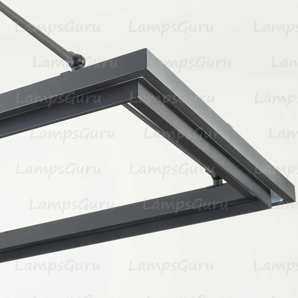 LG Peral Rectangular Chandelier 62"