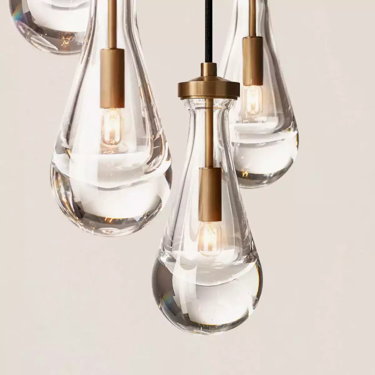 Raindrop Round Chandelier 18″