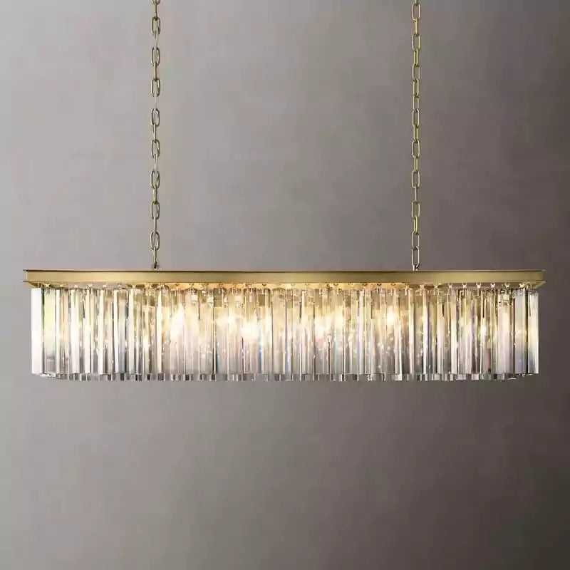 RHYSE Rectangular Chandelier 49"
