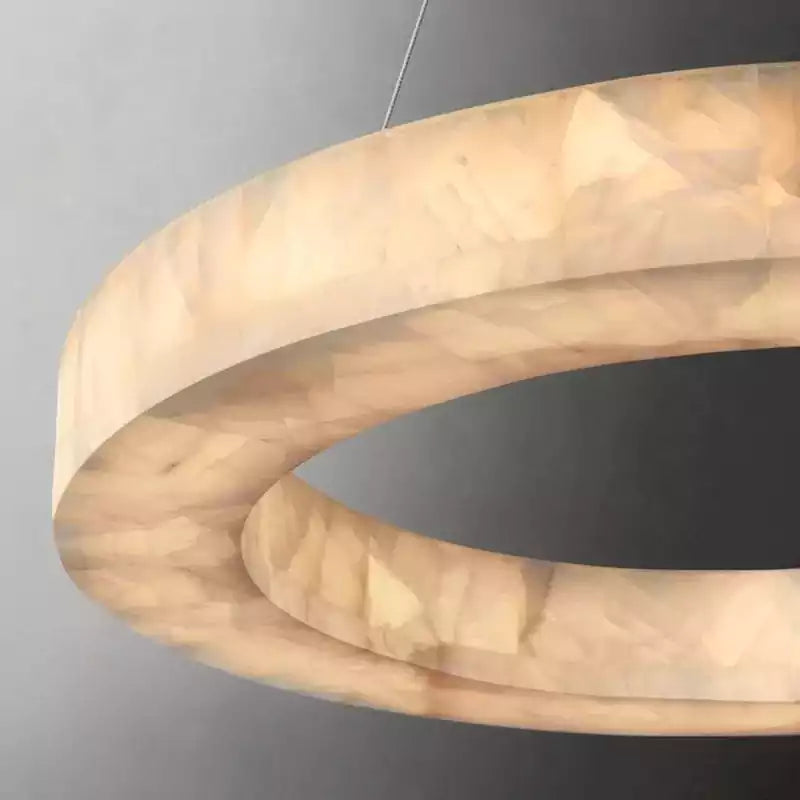 Rivagey Calcite Round Chandelier 60"