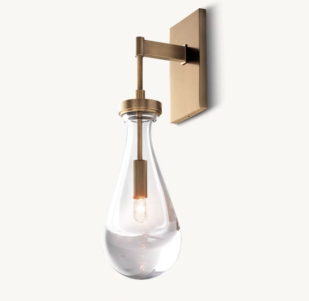 Raindrop Outdoor Wall Sconce
