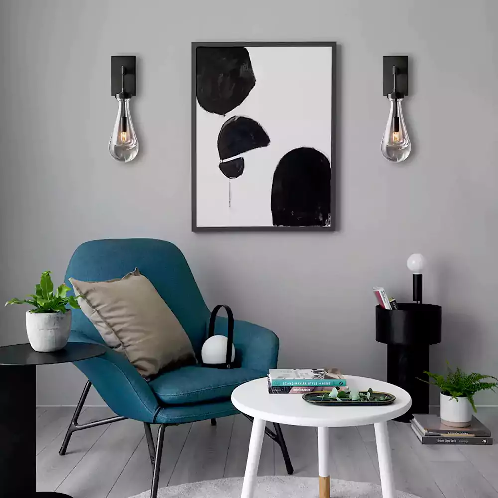 Raindrop Outdoor Wall Sconce