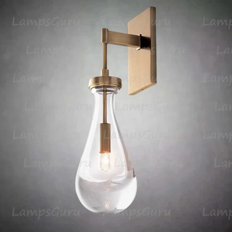 Raindrop Outdoor Wall Sconce