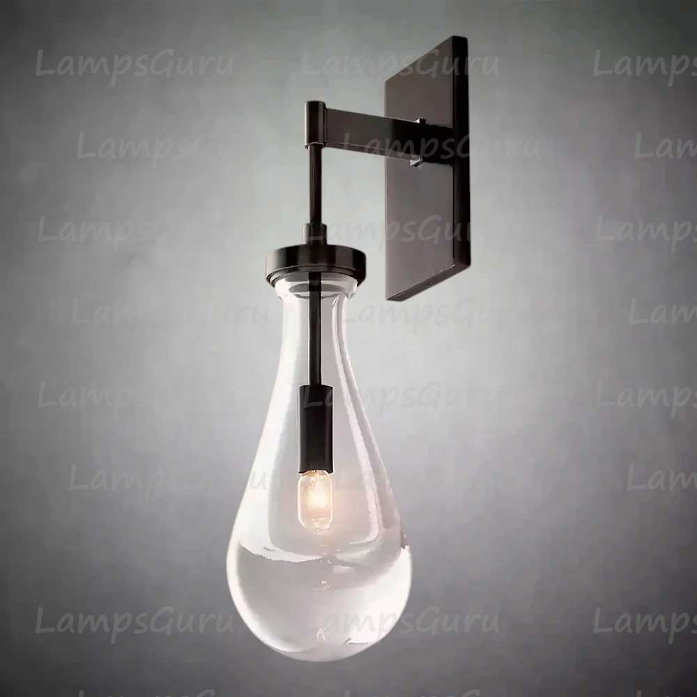 Raindrop Outdoor Wall Sconce