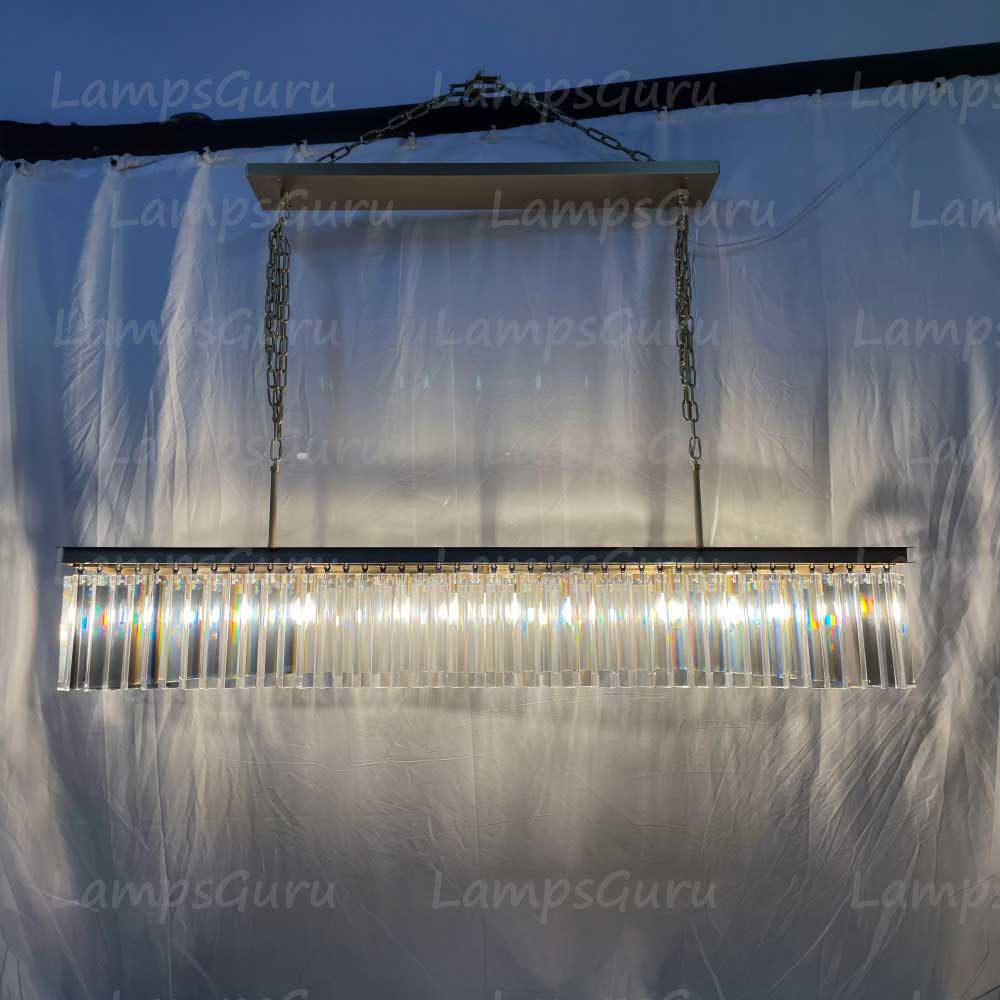 RHYSE Rectangular Chandelier 60"