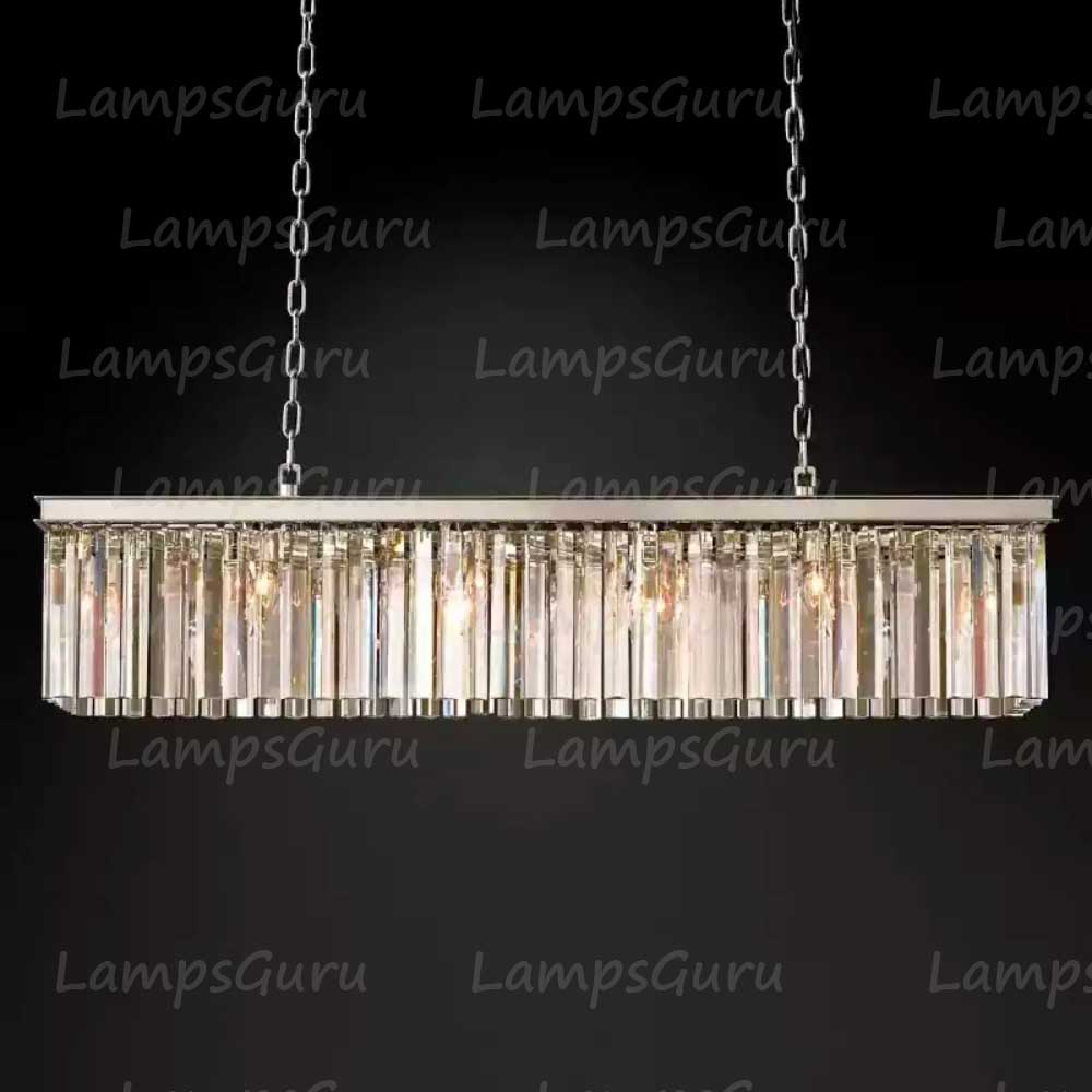 RHYSE Rectangular Chandelier 60"